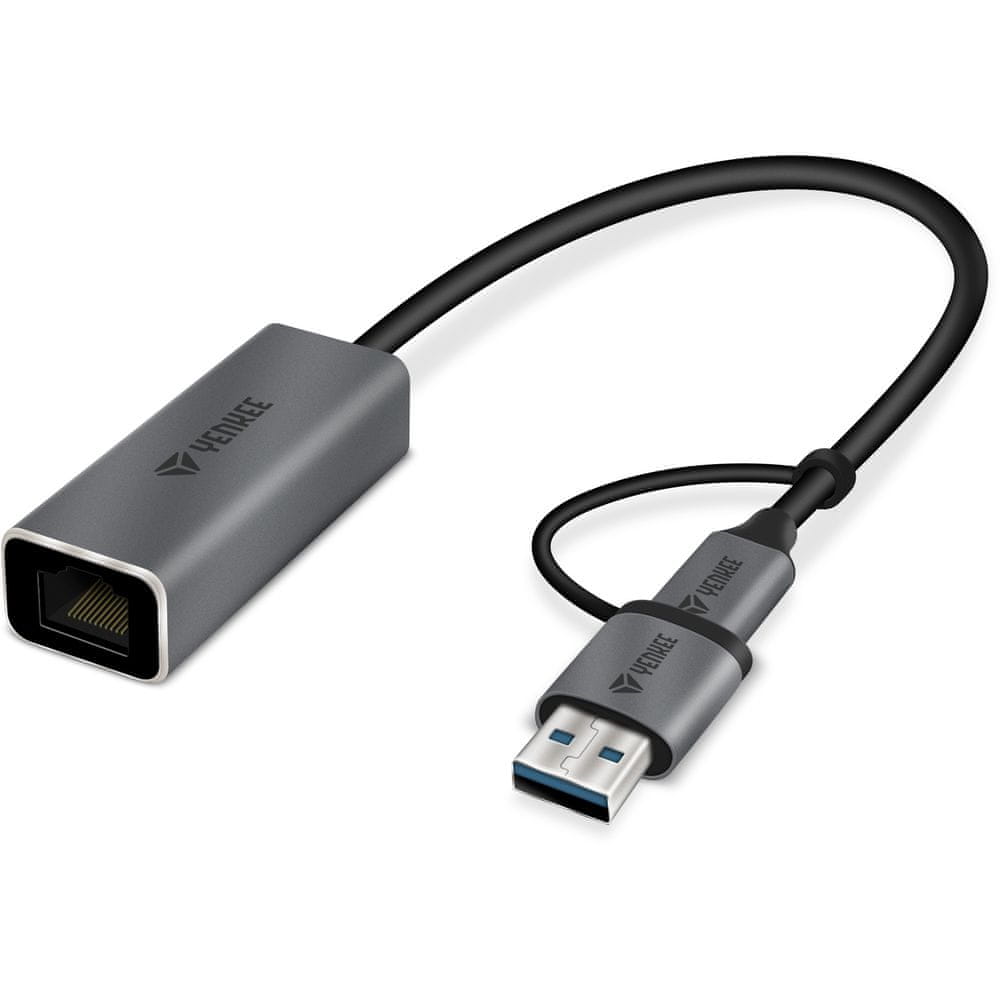Yenkee USB-C na RJ-45 Ethernet YTC 013 - zánovné